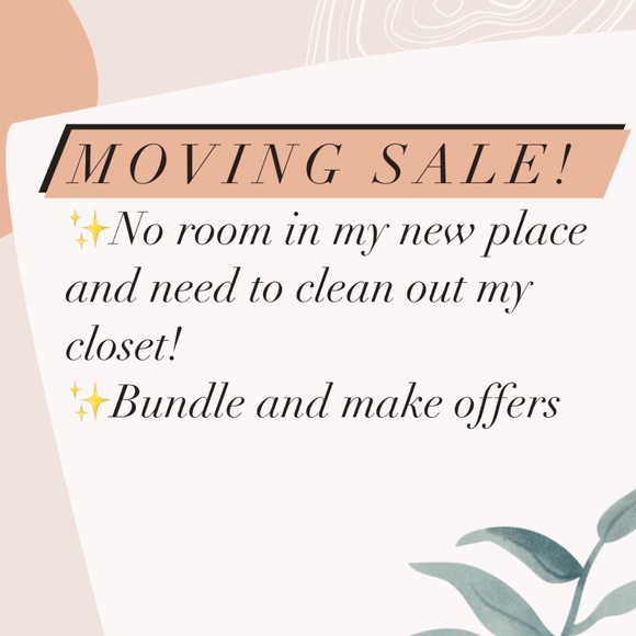 🤍✨ MOVING SALE ✨🤍 - Picture 1 of 1
